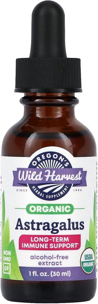 Oregon 's Wild Harvest Organic Astragalus, 1 fl oz (30 ml)