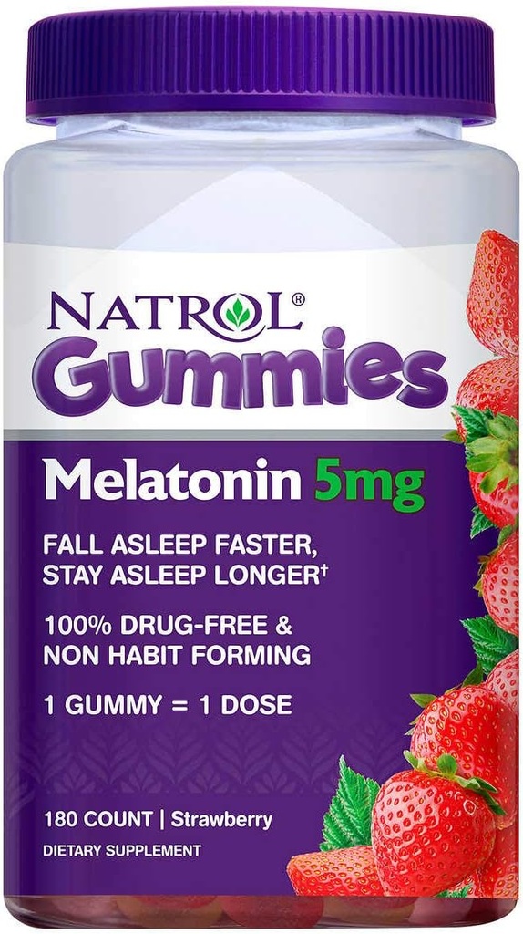 Natrol Melatonină 5 mg 180 Gummies