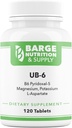 Barge Nutrition & Supply UB-6 neuropatian, stressin ja energiantuotannon hoitoon (120 tablettia)