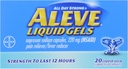 Aleve Liquid Gels, 20 ot