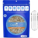 Capsuline Dimensiune 00 Separate capsule goale, clar - 1000 Conte 