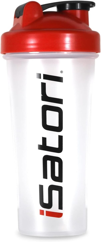 iSatori Classic, tostarp Nerūsējošā tērauda stieples švīkājuma Bumba - 28-Ounce (Clear pudele ar sarkano toni)