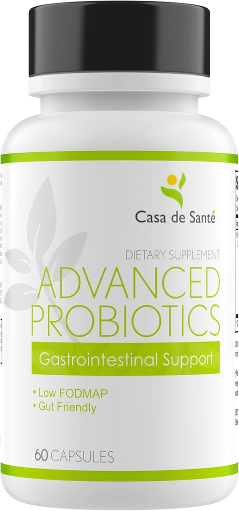 Casa de Sante Advanced Probiotic supplement for Menopause " Perimenopause Women- Supports Hormone Balance, Hot Flashes, night Sweats, Gut Health, Bloating Relief, sleep, MD/PhD Microbiome Support