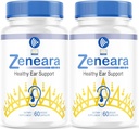 (2 Pack) Zeneara Healthy Ear Supplement, Zeneara, Zeneara Cápsulas, Zeneara Healthy Ear Support, Zeneara Ear Support, Zeneara Advanced Formula, Zeneara Reviews, 120 Cápsulas para 2 Mês