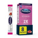 Pedialyte rapid Hidratare Electrolit Pachete pulbere, căpșuni, Hidratare băutură, 8 Pachete cu pulbere de unică servire