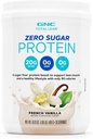 GNC Total Lean Zero Sugar Powder, 20g, No Sugar, No Fat, 90 Calories, French Vanilla, 20 Servis