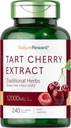 Tart Cherry Extract 12000 мг 240 капсули не-GMO і клейковини Free Formula трав'яні добавки