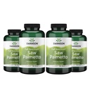 Swanson Saw Palmetto Full Spectrum, 540 mg, 250 Vegan Capsules, 4 Pack | For Men Seeking Prostate, Hair, and Urinary Health Support, Rich in Beneficial Fatty Acids, a Plant-Based Full-Spectrum