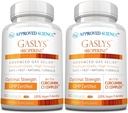 Approved Science® Gaslys™ - Soothe Digestive Tract, Alleviates Gas and Stomach Cramps - Artichoke Powder, Ginger, Fennel Seed - 60 Count - Pack of 2