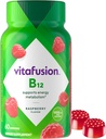 Vitafusion B12 Gumi Vitaminok, Finom málna Flavor, 60ct (30 napos ellátás)