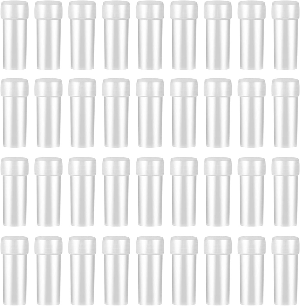 100Pcs 5ML Mazi Pill Plastmasas Konteineri Tukšas Pill Pudeles Parauga Pudeles Flakona Tests Caurule ar vāciņiem ar HLORKC