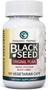 מדהים Herbs Whole Spectrum Black Seed Original Plain, קפסולות צמחוניות Glus -ten Free, non GMO, Cold Pressed Nigella Sativa Aids in Digestive Health - 100 Count, mg475
