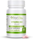 BariSlim Vitamin B12 Plus tabletter - Bariatrisk formulerad för postviktförlustkirurgi, inklusive gastrisk bypass & gastric sleeve - stöder energinivåer och övergripande hälsa | Cherry smak