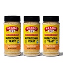 Bragg Nutritional Yeast Seasoning – Vegan, Gluten Free Cheese Flakes – Good Source of Protein & Vitamins – Nutritious Savory Parmesan Cheese Substitute – Non GMO Verified, 4.5 ounce, 3-Pack