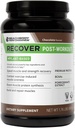 BODI recovered thực vật-Bast protein Powder Powder Powder post- Workout Chocolate Plan-Based Phụ giúp phục hồi cơ học với 20g Protin, BCAAAA, Pomegragnate Trích dẫn - 20 phục vụ Tub