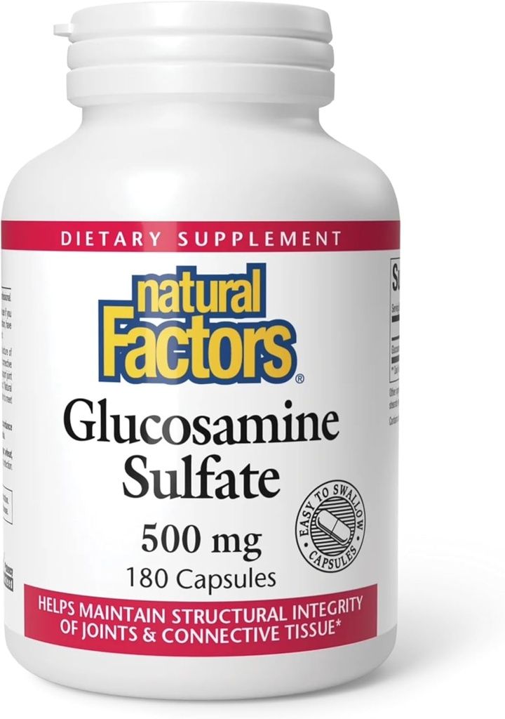Factors naturals, Glucosamina Sulfate, suport de Sanitat i constant Mo noblesa, Cartilage i fluència, 180 Capules