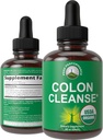 Vegan, Kosher Colon Cleanser & Detox Supplemento con 10+ Super Gentle Organic Herbal Ingredienti Compreso Cascara Sagrada Bark e Giallo Dock Root