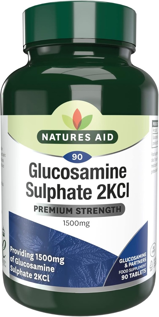 天然援助 Glucosamine 硫酸盐 1500 马格