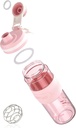 Shaker Bottle - 650ml / 23oz, Durable & Leak- Bukti, Sempurna untuk Super Creamy Fitness Protein Shakes - Pink