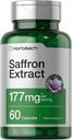 Horbäach Saffron Extract Kapseln | 177 mg | 60 Pillen | für Frauen und Männer | Non-GMO, Gluten Kostenlose Ergänzung