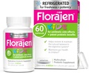 Florajen Kids Probiotikoa - Eguneko Gut & Inmunearen euskarria haurrentzat 6 hilabete eta gora - Asperdura, Bloating, & Digestive Relief - Freskotasun eta Potencyrako hozkailua - 60 kapsula