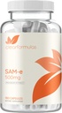 Bioactive SAM- e 500mg - Didelio stiprumo SAM- e Addition with Biologiškai Active S, S Form for Life and Mood Support - Vegan Non-GMO Preservative Free - Pagaminta JAV (180 Paslaugos)