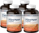 American Health Original Ppaya Enzyme - Tables 600 chitable tables, Pack of 4 - The Per-Mail Supplement - Not-GMO, Gilia - 800 Septembers