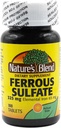 Naturens blanding jern Ferrous Sulfate 325 mg BPK, assortert, tabletter, 100 count