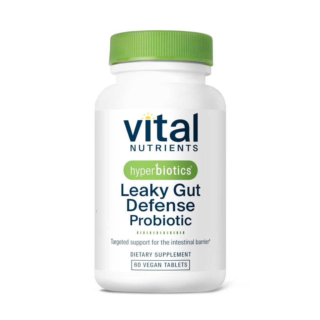 Hyperbiotics Vital Nutrients Leaky Gut Repair Supplement Probiotic | Science Backed Formula Strengthens Intestinal Barrier and Gut Health* | Reduces Digestive Discomfort | 60 Vegan Count