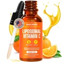 Liposomal Vitamin C Liquid 6000mg – High Absorption Liquid C Supplement for Immune Support, Antioxidant & Skin Health – Non-GMO, Vegan, Gentle Formula – 2 fl oz