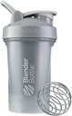 BlenderBottle Classic V2 Shaker üveg Tökéletes proteinrázás és pre edzés, 20- Ounce, Kavicsos Grey