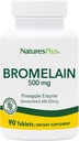 자연 플러스 Bromelain - 500 mg, 90 채식 정제 - 자연 Proteolytic 효소 보충 - 글루텐 - 90 서빙