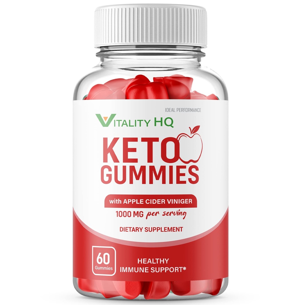 IDEAL PERFORMANCE Vitality HQ Ketos Gummies Vitality Ketos ACV Gummies Vitality ACV Gummie Vitality Ketos Gummies (60 Gummies)