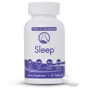 Sleep - Natural Sleeping Aid Supplement Tablets with Valerian Root, Passionflower, Magnesium, Melatonin, Soothing Herbs for Relaxation, Recovery and Sleep - NASA Technology, 60 ct