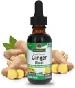 Відповідача природи Ginger Root Alcohol Free Extract 1 Ounce Підтримує Stomach Функція Vegan Вегетаріанець Non-GMO Gluten Free