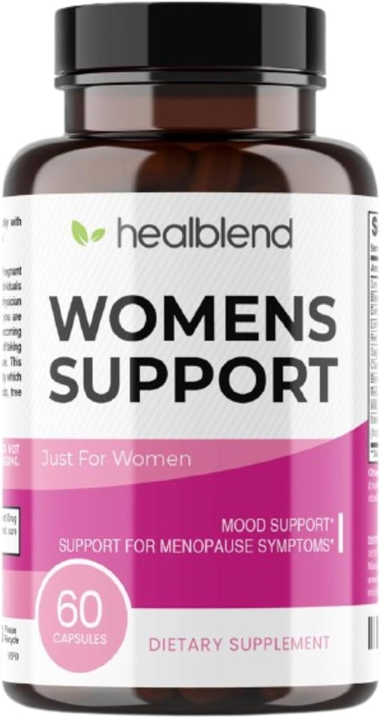 Women’s Support Complex Advanced Formula - Weibliche Unterstützung Ergänzung für heiße Flashes, Nachtschwärmen, Symptome von Perimenopause und Menopause - Hormonverordnung Natürlich - 60 Kapseln
