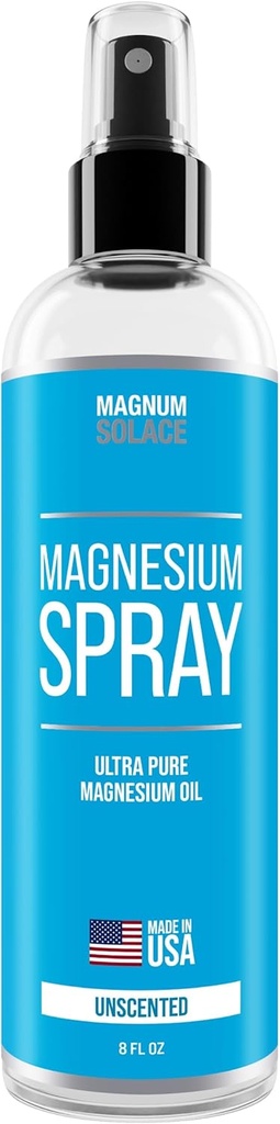 Magnis Spray - Didelis 8 oz USP klasės Pure magnio naftos purkštuvas - Pagaminta JAV Nuo 2008 m.