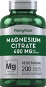 Piping Rock Magnesium Citrát 124; 400 mg iž