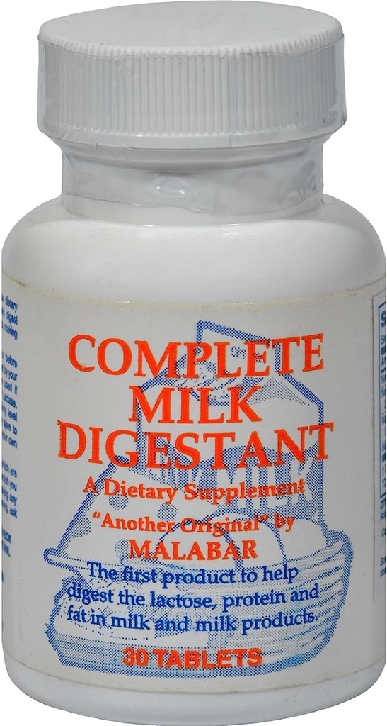 Malabar Complete Milk Digestant - 30 tabletta
