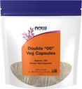 NU Voedingssupplementen, Lege Vegetarische Capsules, Dubbele "00," Gevuld op gewicht, Niet-GMO Project Geverifieerd, 750 Veg Capsules