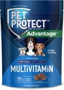 Pet Protect Dog Multivitamin, Vet-Formulated DVM Daily Soft Chews, Ongoing Health & Wellness, 닭고기 (120 개)