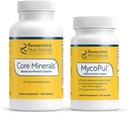 Researched Nutritionals MycoPul Binder ' Core Minerals Bundle - Support Minerals Status in The Body During Binder Protocols (2 Products)