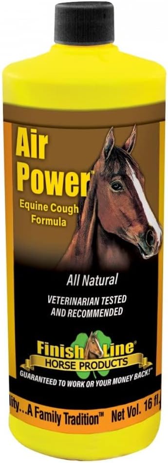 Line Air Power Equine Cough Formulė, Dydis: 16 oz