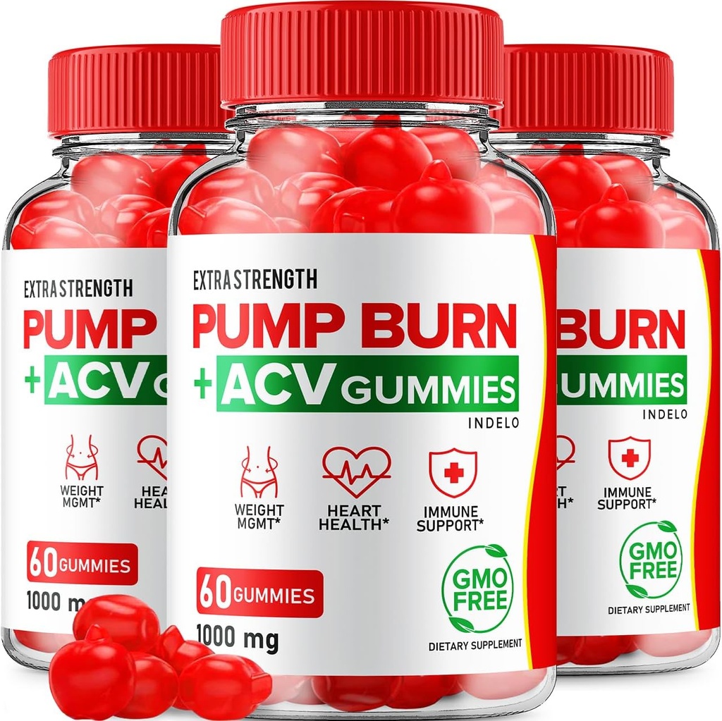 Pump Burn Keto ACV Gummies - Keto Pump Burn Gummies Atsauksmes, Pump Burn Keto + ACV Gummies svara vadības B12 Burn Pump Advanced 1000mg Formula (3 Pack - 180 Gumies)