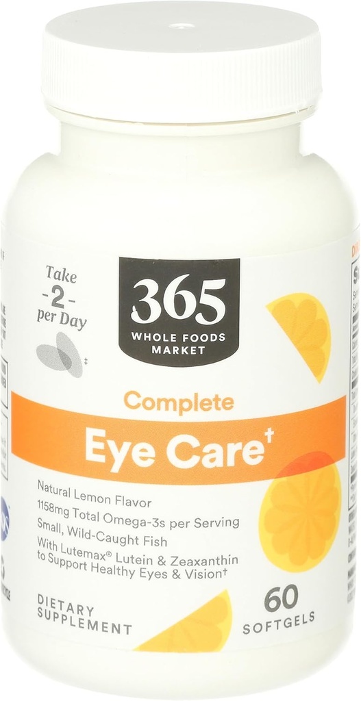 365 von Whole Foods Market, Omega Eye Care, 60 ct