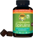 Nutrex Hawaii Spirulina ) Grown Outside in Kona Hawaii  Natural Superfood supplement (60 count, Gummy)