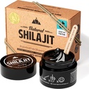 NATURAL SHILAJIT Resin - Shilajit för män och kvinnor med fulvic Acid & Trace Minerals, växtbaserade näringsämnen för energi, immunstöd & Vitality Resin