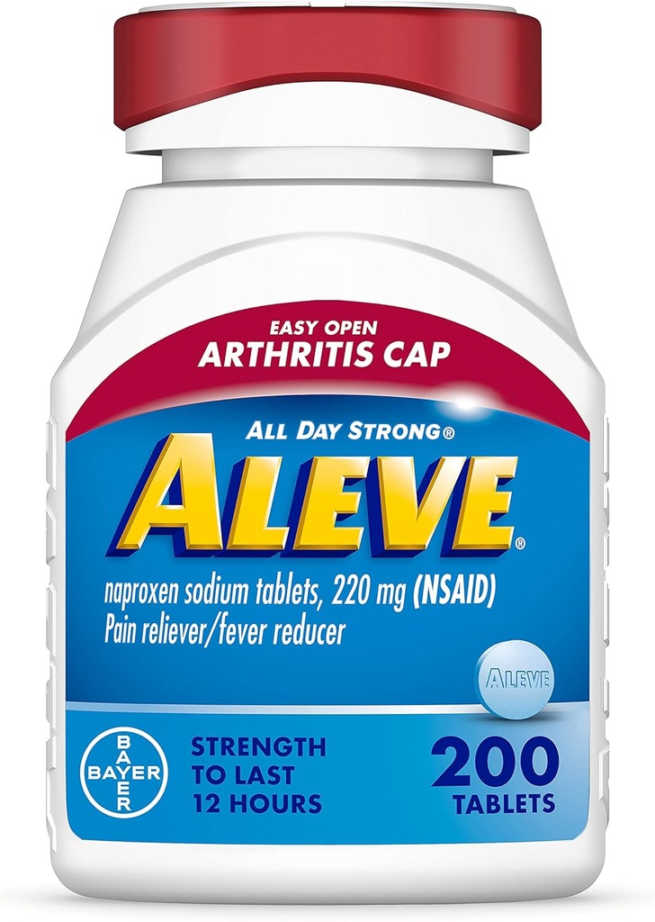 Aleave ง่าย open Arthris Capets, Naproxen Sodium สําหรับความเจ็บปวดบรรเทา ‐ 200 เคานต์