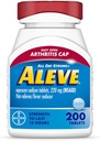Aleve Easy Open Arthritis Cap Tablets, Ağrı Yardımı üçün Naproxen sodyum 200 Count