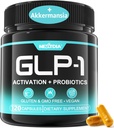 GLP-1 täydentää Akermansia Probiootit, Prebiootit Kuitu, berberiini, vihreä teeuute, Ceylon kaneli, kurkuma, Cayenne Pepper - Tuki GLP-1 Luonnollisesti, Gut, Energia, Miehet Naiset - 120 kapselia